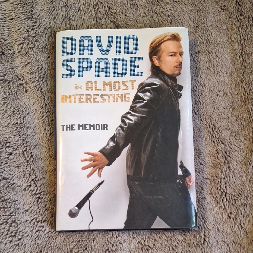 David Spade Memoir Hardcover Book